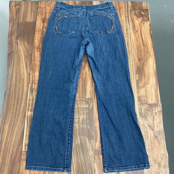 lee slender secret jeans bootcut size 14 medium blue - Picture 4 of 6